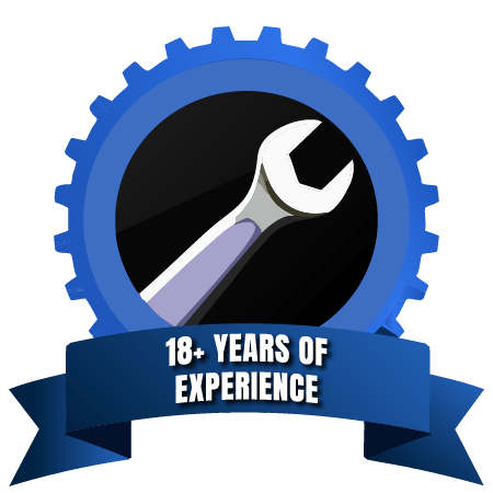 18-years of experience badge