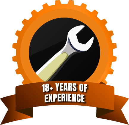 18-years of experience badge